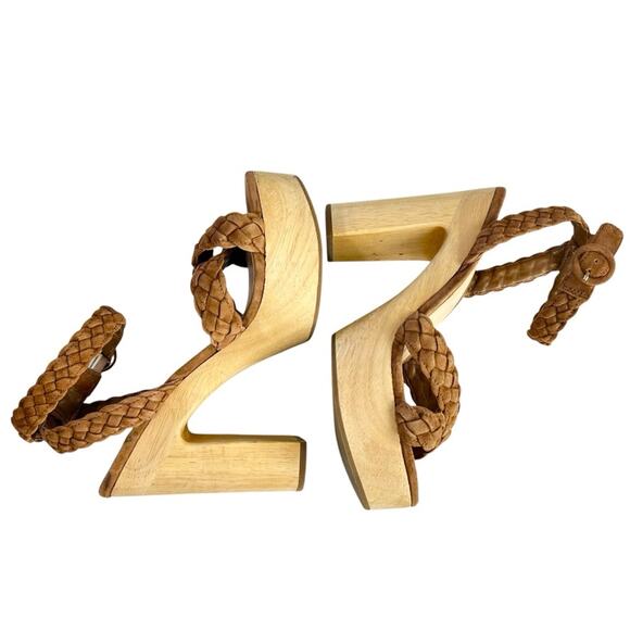 Veronica Beard Brown Platform Heels - Picture 15 of 16